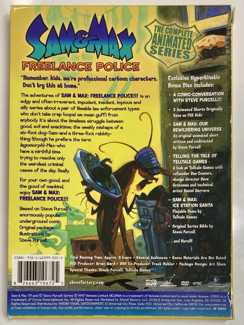 RARE Sam & Max Freelance Police